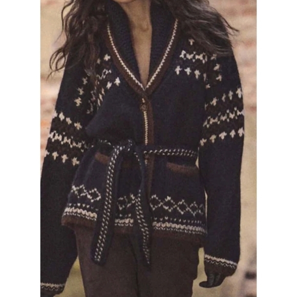 Doen Hale Cardigan XS/S in Whidby Jacquard